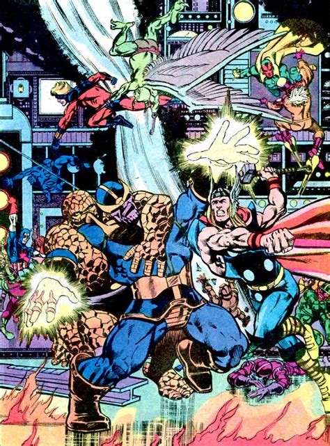 the peerless power of comics the ultimate avenger marvel kree marvel thor marvel comics art