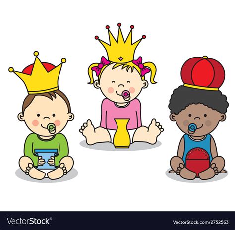 Three Kings Royalty Free Vector Image Vectorstock