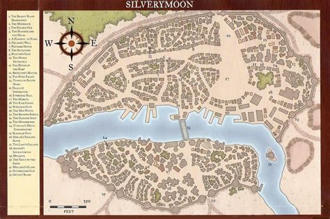 Silverymoon Fantasy World Map Dnd World Map Fantasy Map