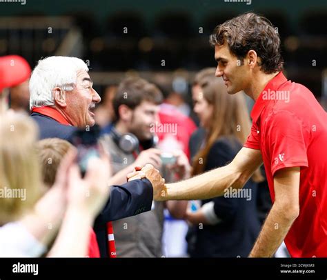 Father Of Switzerlands Roger Federer Hi Res Stock Photography And