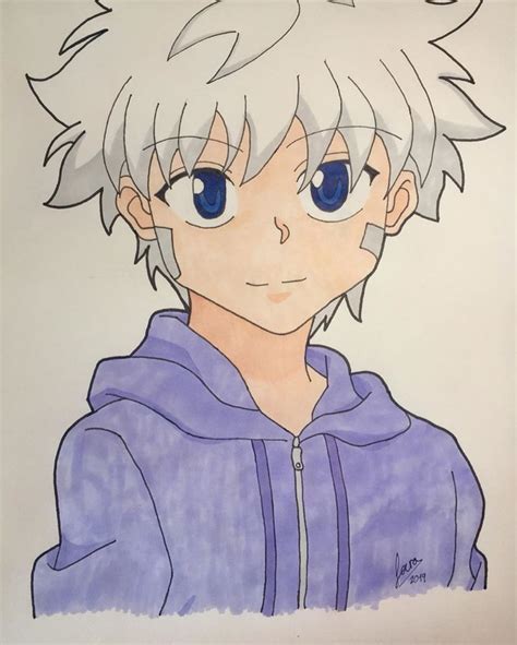 Killua Zoldyck Hello Everyone Today I Bring You A New Drawing Of One