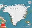 Satellite Map of Greenland