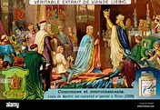 Louis IV crowned as Holy Roman Emperor on 17 January 1328 in Rome ...