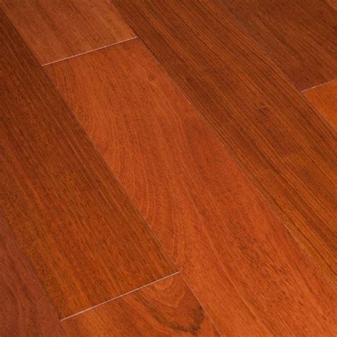 5 Natural Brazilian Cherry Smooth Wood Floors Hardwood Flooring Sample