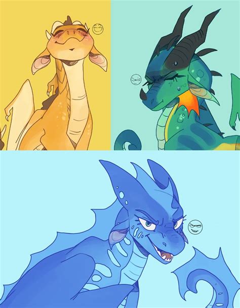 The Main Girls By Spxces On Deviantart Wings Of Fire Dragons Fire