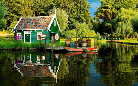 Free Photo Peaceful Pond Beautiful Stone Pond Free