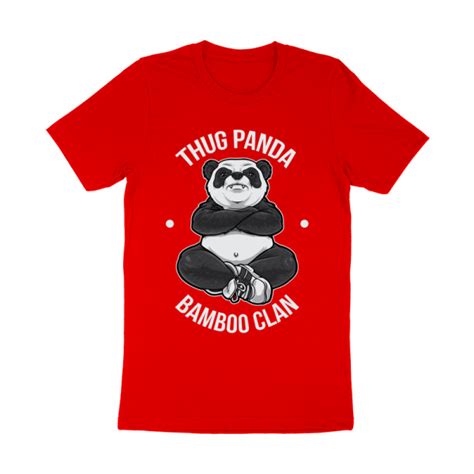 Thug Panda Vector Tshirt Design