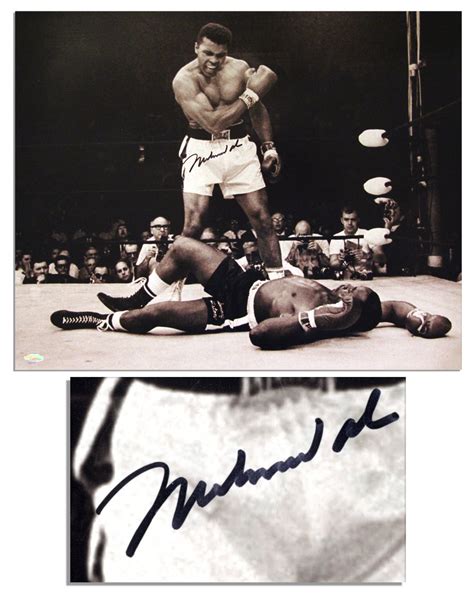 Lot Detail Excellent Large 20 X 16 Muhammad Ali Signed Photo