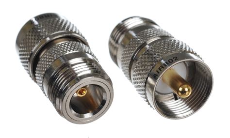 N Female To UHF Male Or PL 259 Coaxial Adapter AIR802