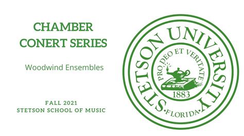 Chamber Concert Series Woodwind Ensemble 111421 Lee Chapel Youtube