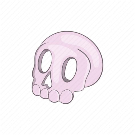 Cartoon Evil Halloween Head Horror Scary Skull Icon
