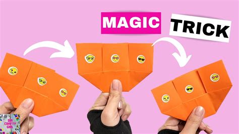 Fun Origami Magic Trick Diy Paper Trick Paper Magic Trick Origami
