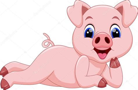 Cute Pig Cartoon Stock Vector Image By ©irwanjos2 68519197