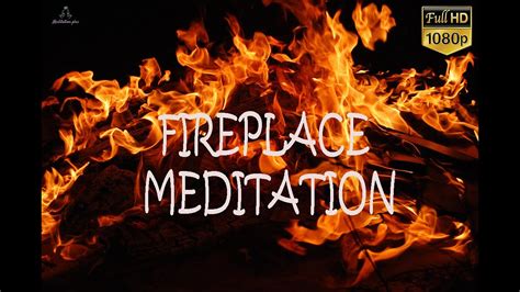 Crackling Fireplace Sounds For Relaxation Meditation Sleeping Healing