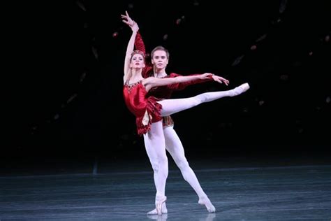 Alina Somova And Leonid Sarafanov In George Balanchines Ballet Rubies