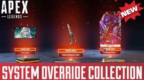 Unlocking The Octane Heirloom Apex Pack Opening System Override