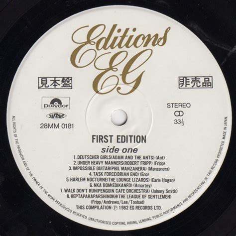 First Edition Japanese Promo