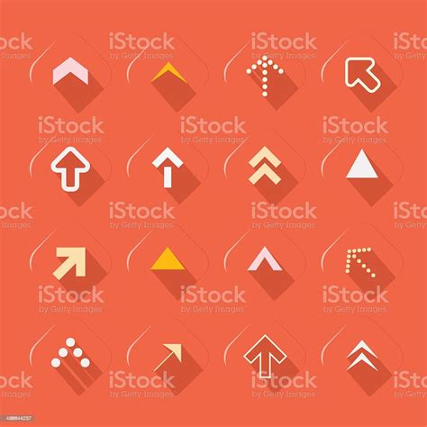 Flat Design Arrows Set Stock Illustration Download Image Now Arrow