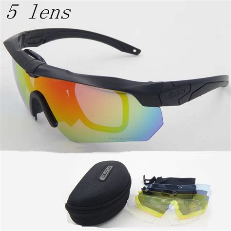Polarized High Quality Sunglasses Tr 90 Military Goggles 5lens Bullet Proof Army Tactical