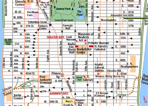 Printable Map Of Midtown Manhattan Stephenson