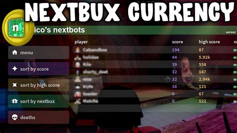 New Menu Map And Currency In Nicos Nextbots New Update Leaks Youtube