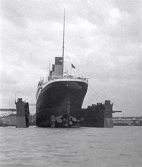 Rms Olympic In The Dry Dock Rtitanic