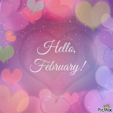 Colorful Hearts Hello February  Pictures Photos And Images For