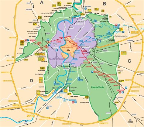Roma Capitale Mappa Zona Verde
