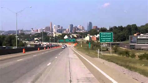 Driving North Through Cincinnati Oh Youtube