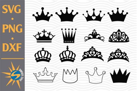 Princess Crown Silhouettes Graphic By Svgstoreshop · Creative Fabrica