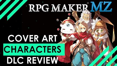 Rpg Maker Mz Cover Art Character Pack Dlc Review Youtube