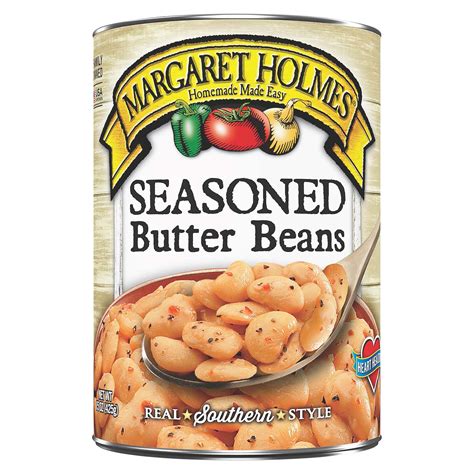 Margaret Holmes Margaret Holmes Butter Beans Seasoned 15 Oz