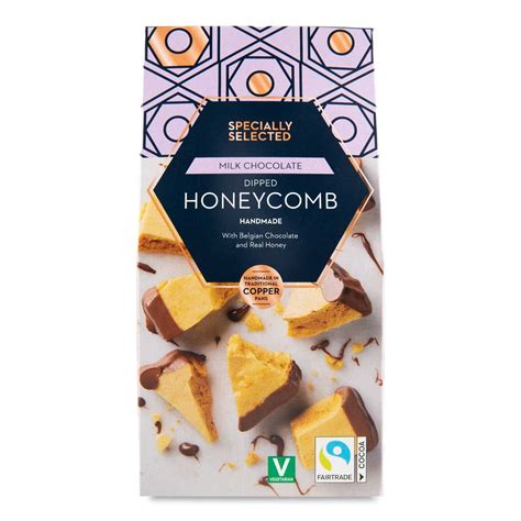 Milk Chocolate Dipped Honeycomb 100g Specially Selected Aldiie