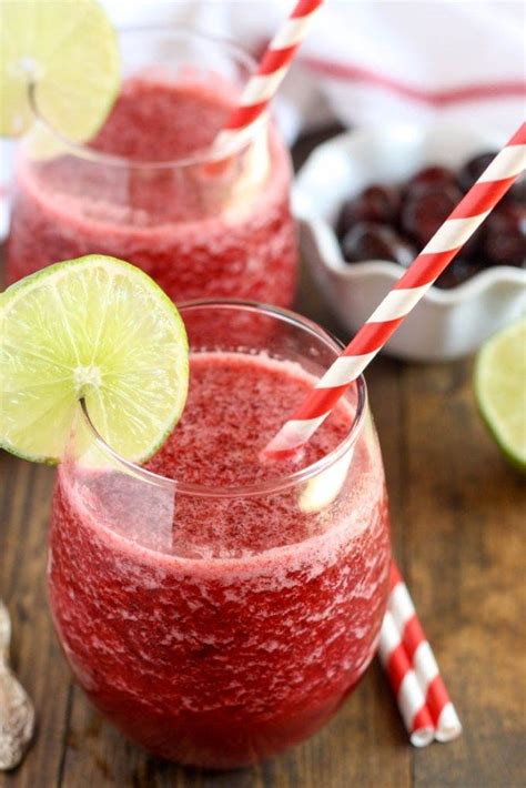 These Cherry Limeade Slushies Are Easy To Make And Perfect For Summer