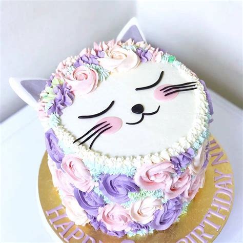 Cute cakes animal cakes cat birthday cake designs birthday cat cupcakes cupcake cakes. Monday Meow Meow 🐱🐱 I can't resist to share this cutest ...
