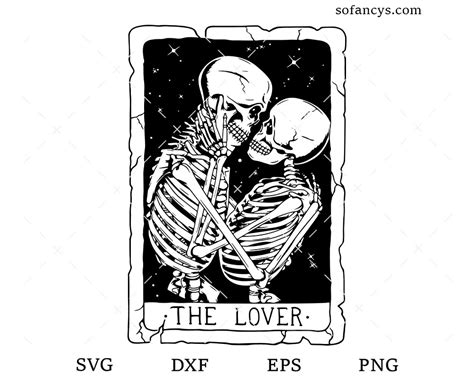 the lover skeleton svg dxf eps png cut files