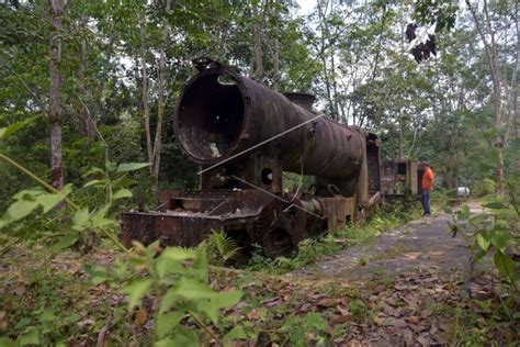 Lokomotif Peninggalan Jepang Di Riau Antara Foto