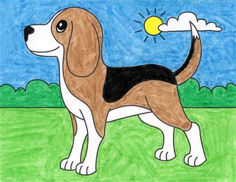 Https://tommynaija.com/draw/how To Draw A Beagle Cartoon