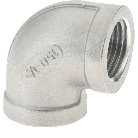 Merit Brass Pipe 90 ° Elbow 12 Fitting 304 Stainless Steel
