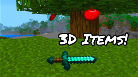 How To Make 3d Items Minecraft Bedrock Command Block Tutorial Youtube