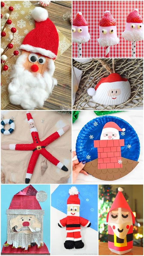 Easy Santa Claus Craft Ideas For Kids Kids Art And Craft