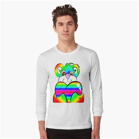 Rainbow Psychedelic Teddy Bear T Shirt By Gtartland Redbubble