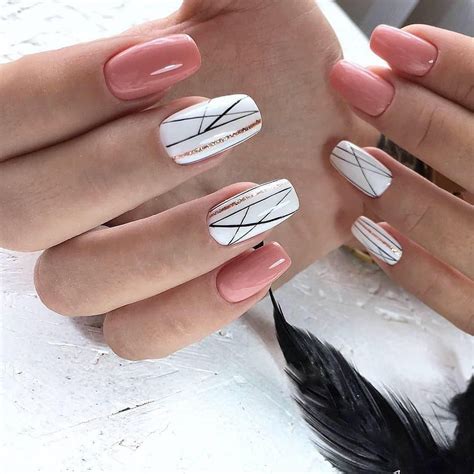 60 Abstract Nail Art Designs Youre Going To Love Pink Nails