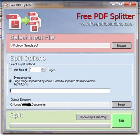 Maybe you would like to learn more about one of these? Free PDF Splitter - Free download and software reviews - CNET Download.com