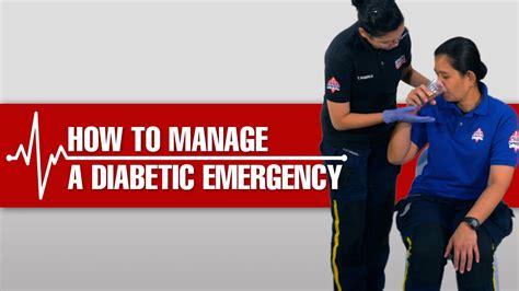 How To Manage A Diabetic Emergency Lifesaver Firstaid Bealifesaver