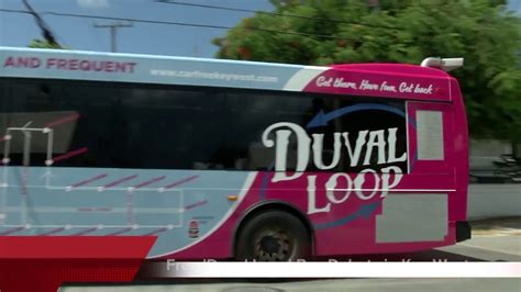 Free Duval Loop Bus Service Debuts In Key West Youtube