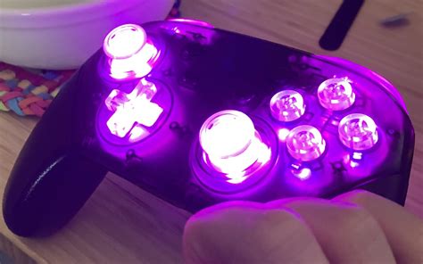 Did My First Led Mod On A Switch Pro Controller I Used The Extremerate