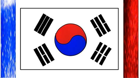 Cool Korean Flag Drawing