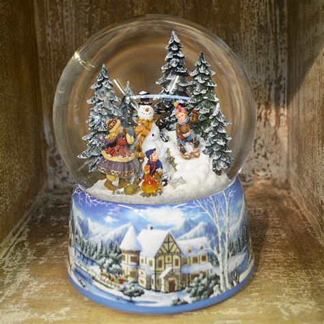 Christmas Musical Snow Globe Christmas Musical Snow Globe Made Of