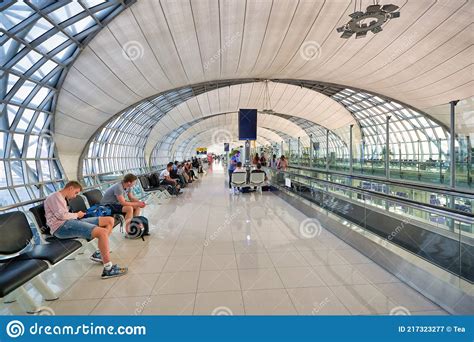 Interior Shot Of Suvarnabhumi Airport Editorial Photography Image Of